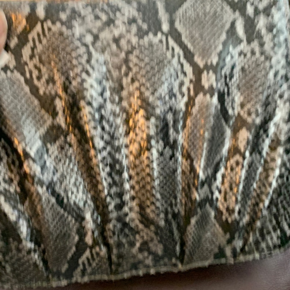 Black and Gray Camouflage Pattern Cross Body Bag